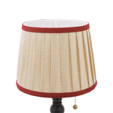 Joules Harewood Table Lamp Matt Blue With Natural Shade