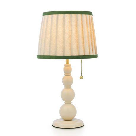 Joules Harewood Table Lamp Matt Cream With Natural Shade