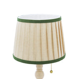 Joules Harewood Table Lamp Matt Cream With Natural Shade