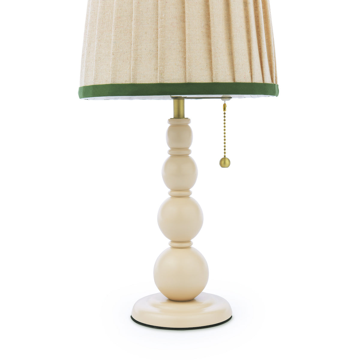 Joules Harewood Table Lamp Matt Cream With Natural Shade