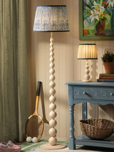 Joules Harewood Table Lamp Matt Cream With Natural Shade