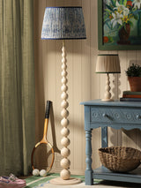 Joules Harewood Table Lamp Matt Cream With Natural Shade