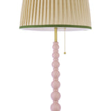 Joules Harewood Floor Lamp Matt Pink With Natural Shade