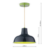Joules Hatfield Pendant Blue and Green
