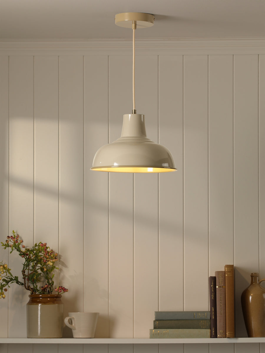 Joules Hatfield Pendant Gloss Taupe
