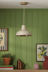 Joules Hatfield Pendant Gloss Taupe