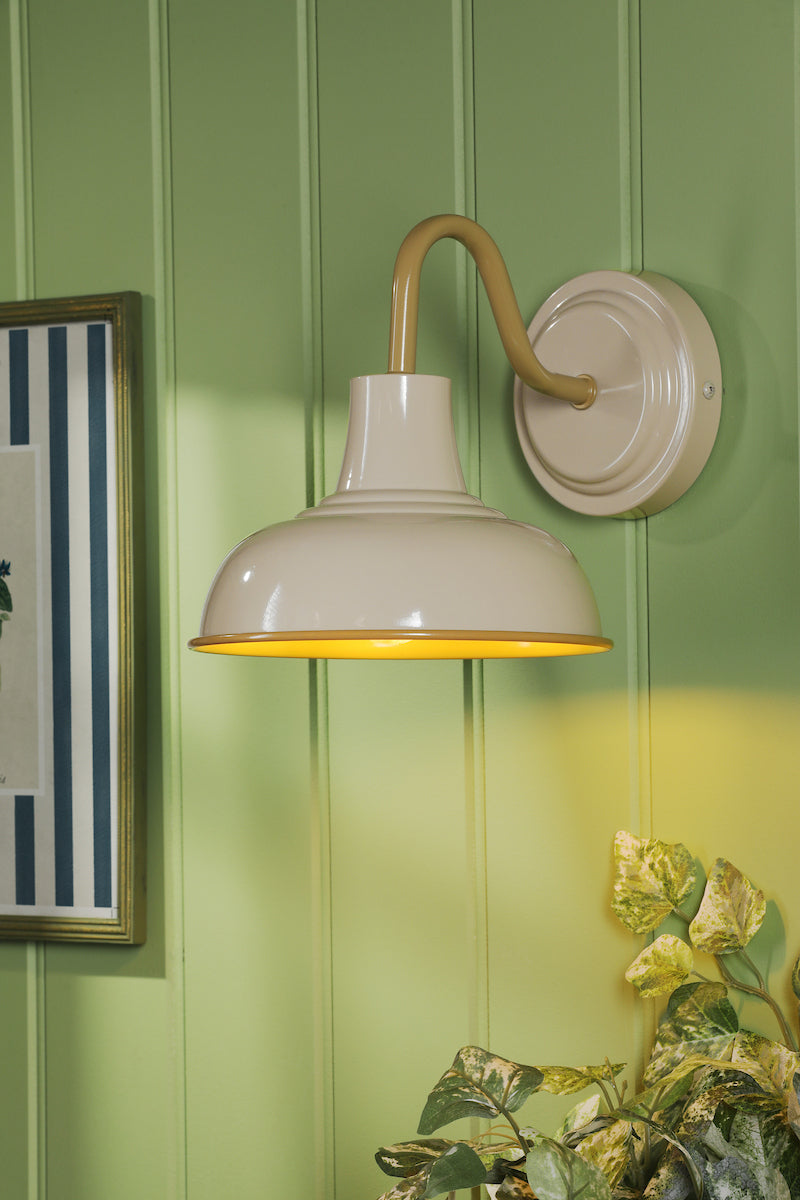 Joules Hatfield Wall Light Gloss Taupe