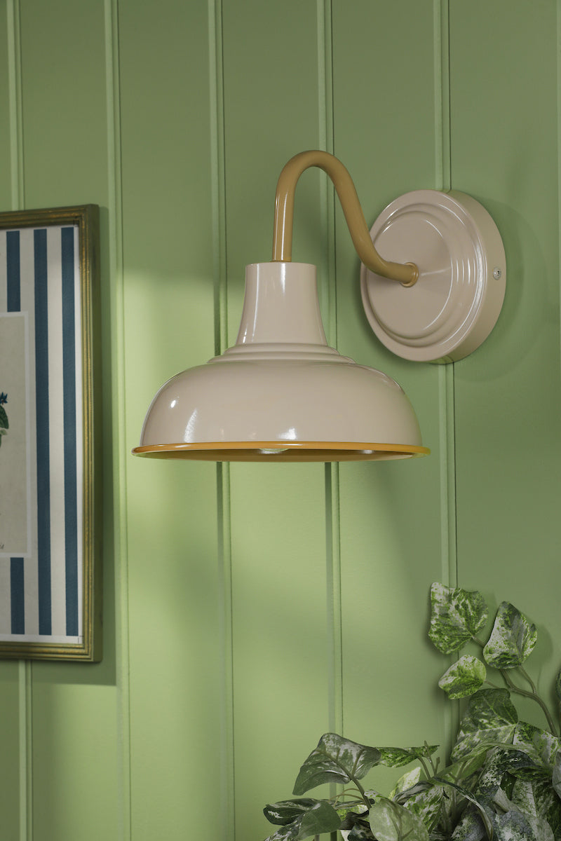 Joules Hatfield Wall Light Gloss Taupe