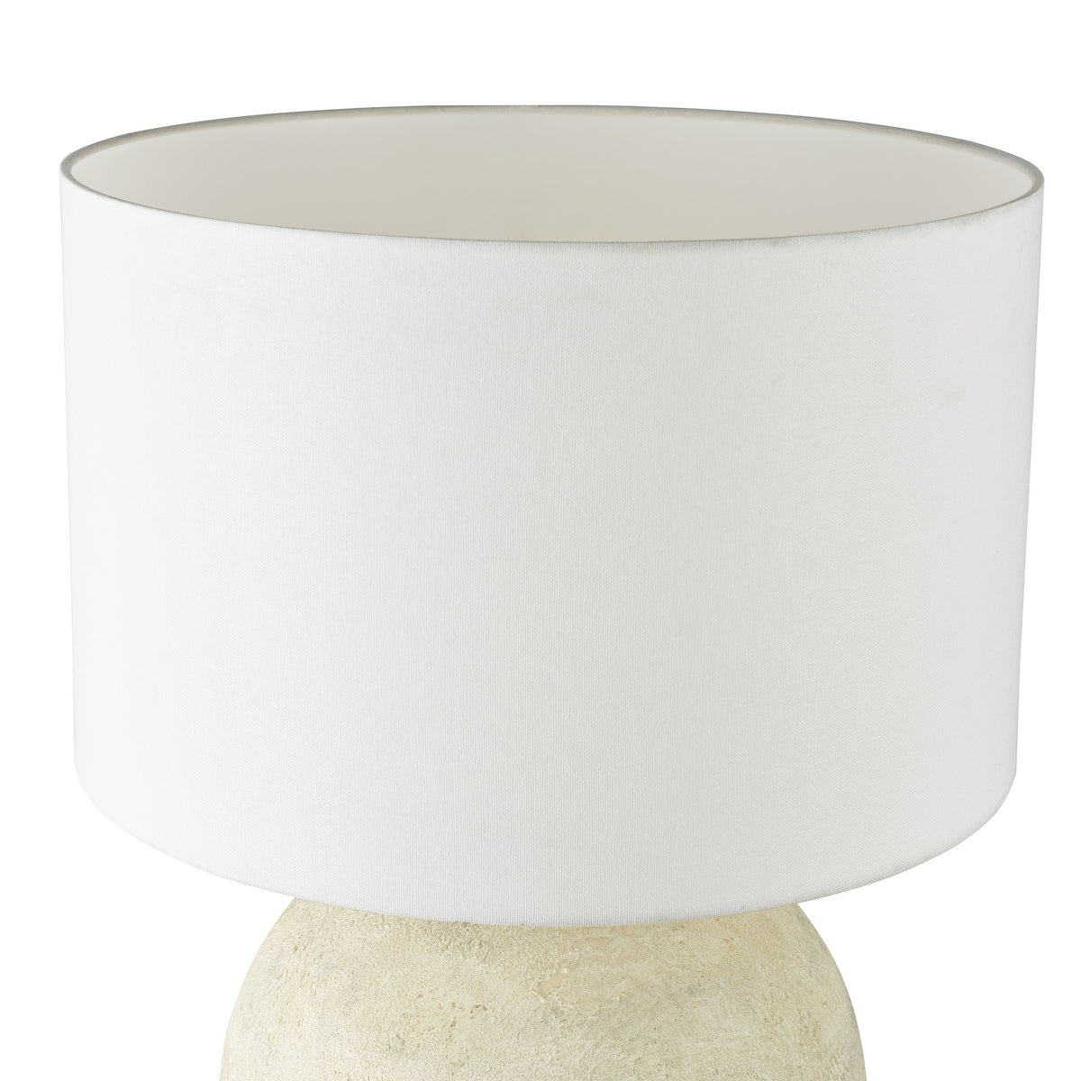 Dar Havana Ceramic Table Lamp Natural Finish With Shade