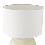 Dar Havana Ceramic Table Lamp Natural Finish With Shade