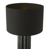 Dar Hebron Table Lamp Black With Shade
