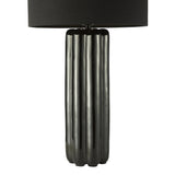 Dar Hebron Table Lamp Black With Shade