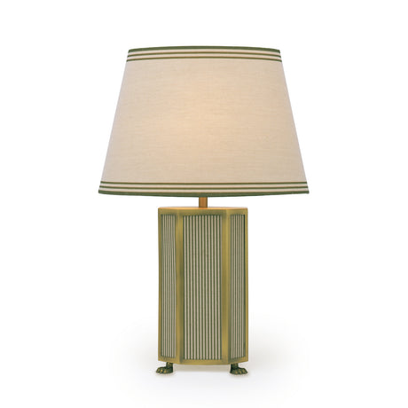 Joules Helmingham Table Lamp Green With Shade