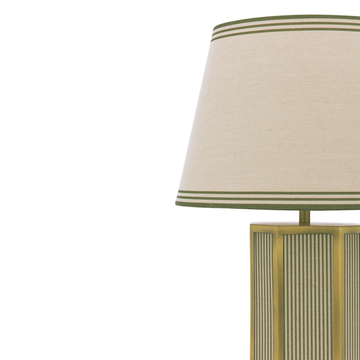 Joules Helmingham Table Lamp Green With Shade