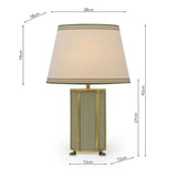 Joules Helmingham Table Lamp Green With Shade