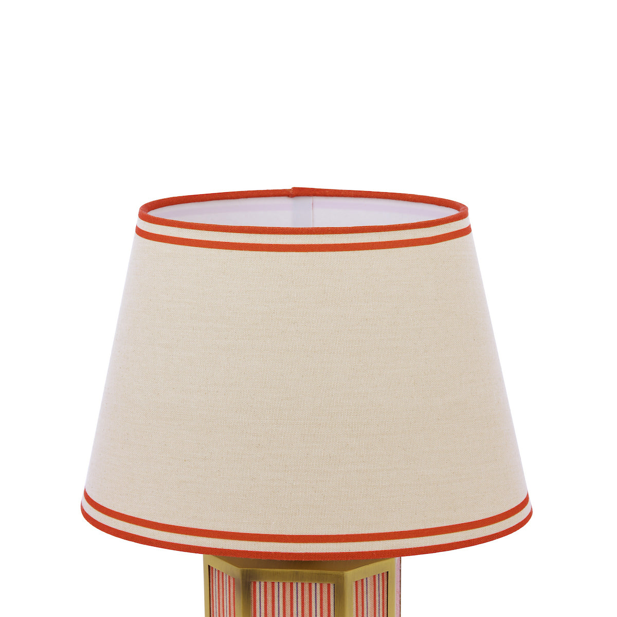 Joules Helmingham Table Lamp Red With Shade