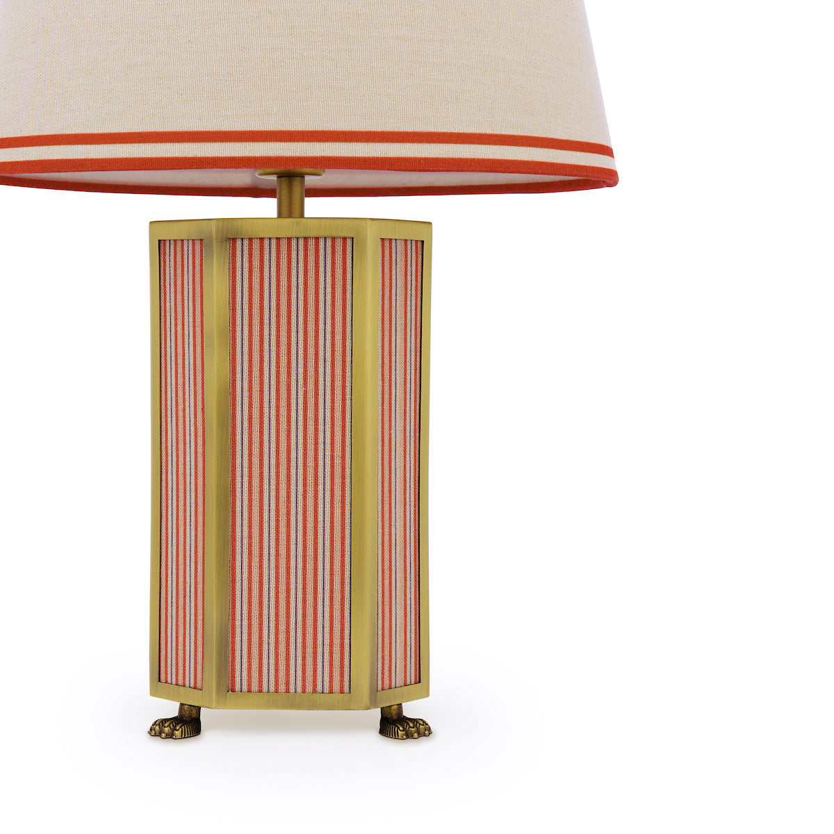 Joules Helmingham Table Lamp Red With Shade
