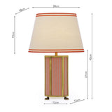 Joules Helmingham Table Lamp Red With Shade