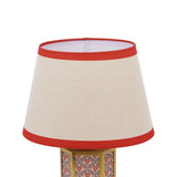 Joules Helmingham Table Lamp Floral Red With Shade