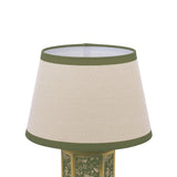 Joules Helmingham Table Lamp Green Birds With Shade