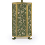 Joules Helmingham Table Lamp Green Birds With Shade