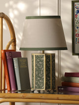Joules Helmingham Table Lamp Green Birds With Shade