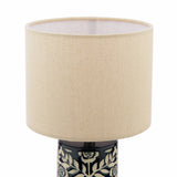 Joules Highclere Twin Pack Table Lamp Blue Ceramic With Shade