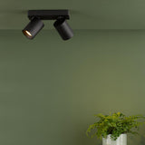 Dar Hiro 2 Light Bar Spotlight Matt Black