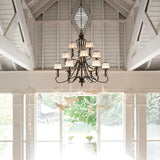 Hinkley Plymouth 15 Light Chandelier