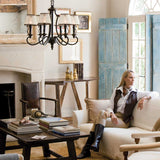 Hinkley Plymouth 6 Light Chandelier