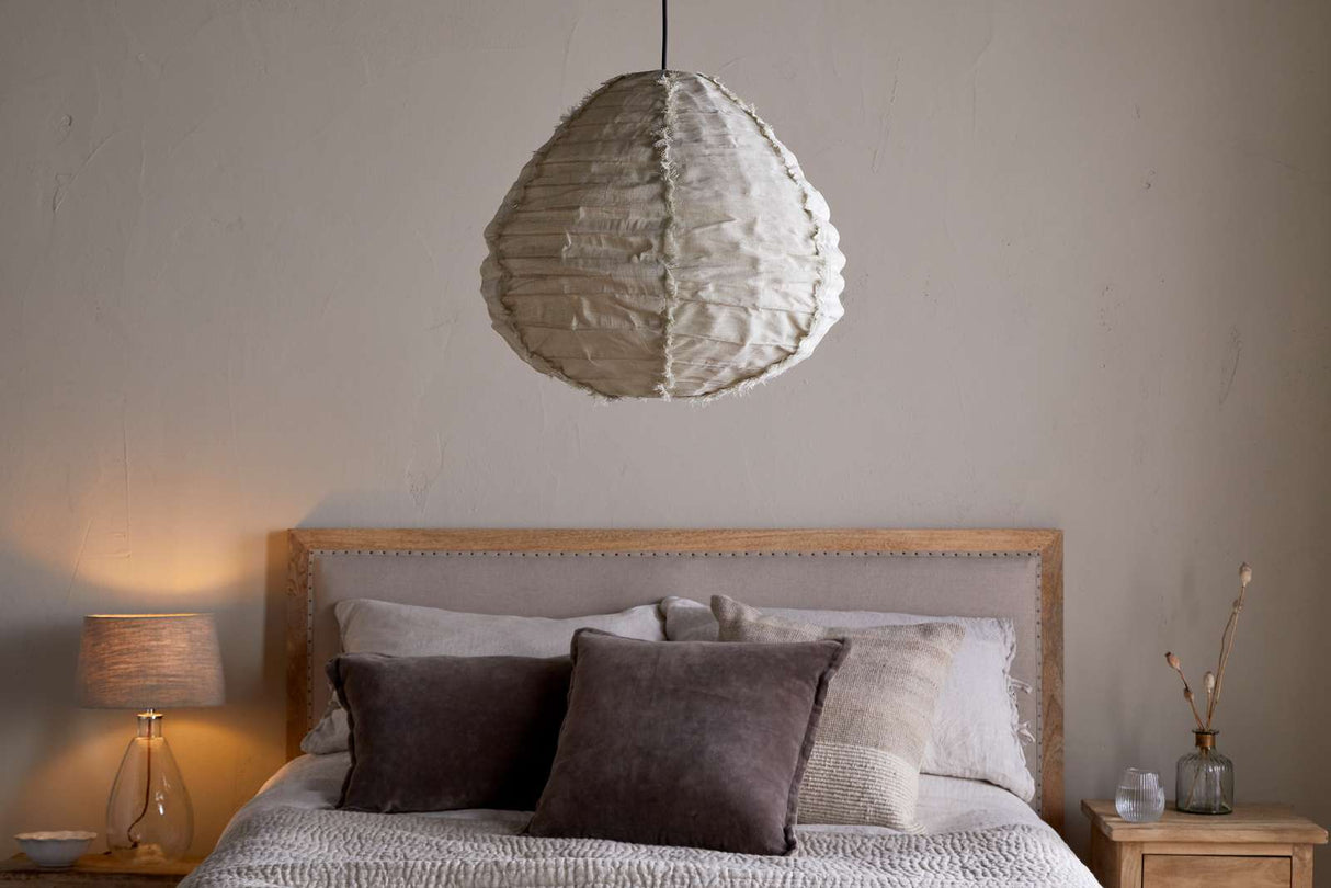 Nkuku Hirana Linen Lampshade Natural Small
