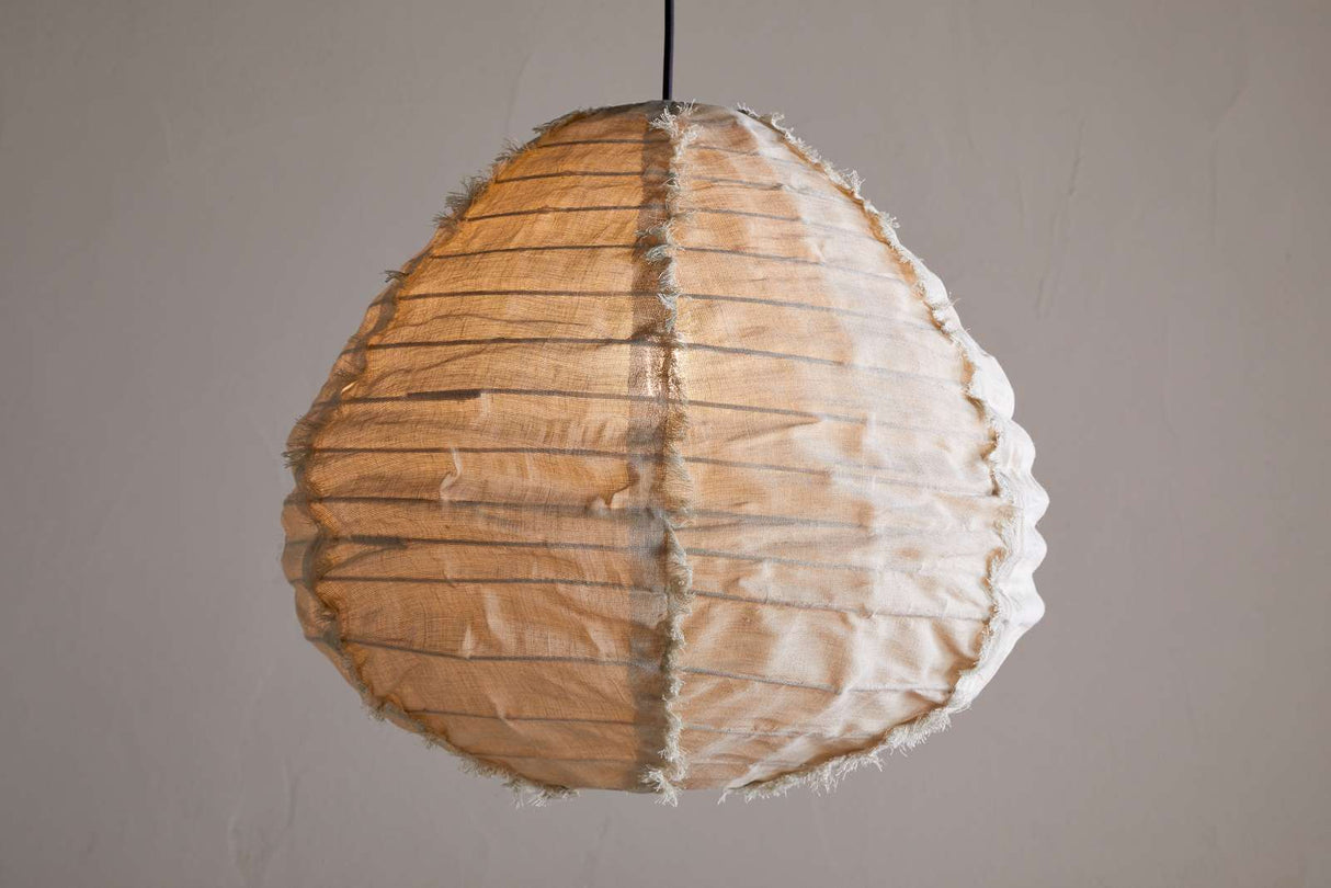 Nkuku Hirana Linen Lampshade Natural Small