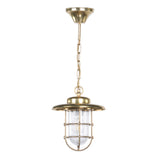 David Hunt Humber Outdoor Pendant Natural Brass IP44
