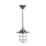 David Hunt Humber Outdoor Pendant Antique Brass IP44