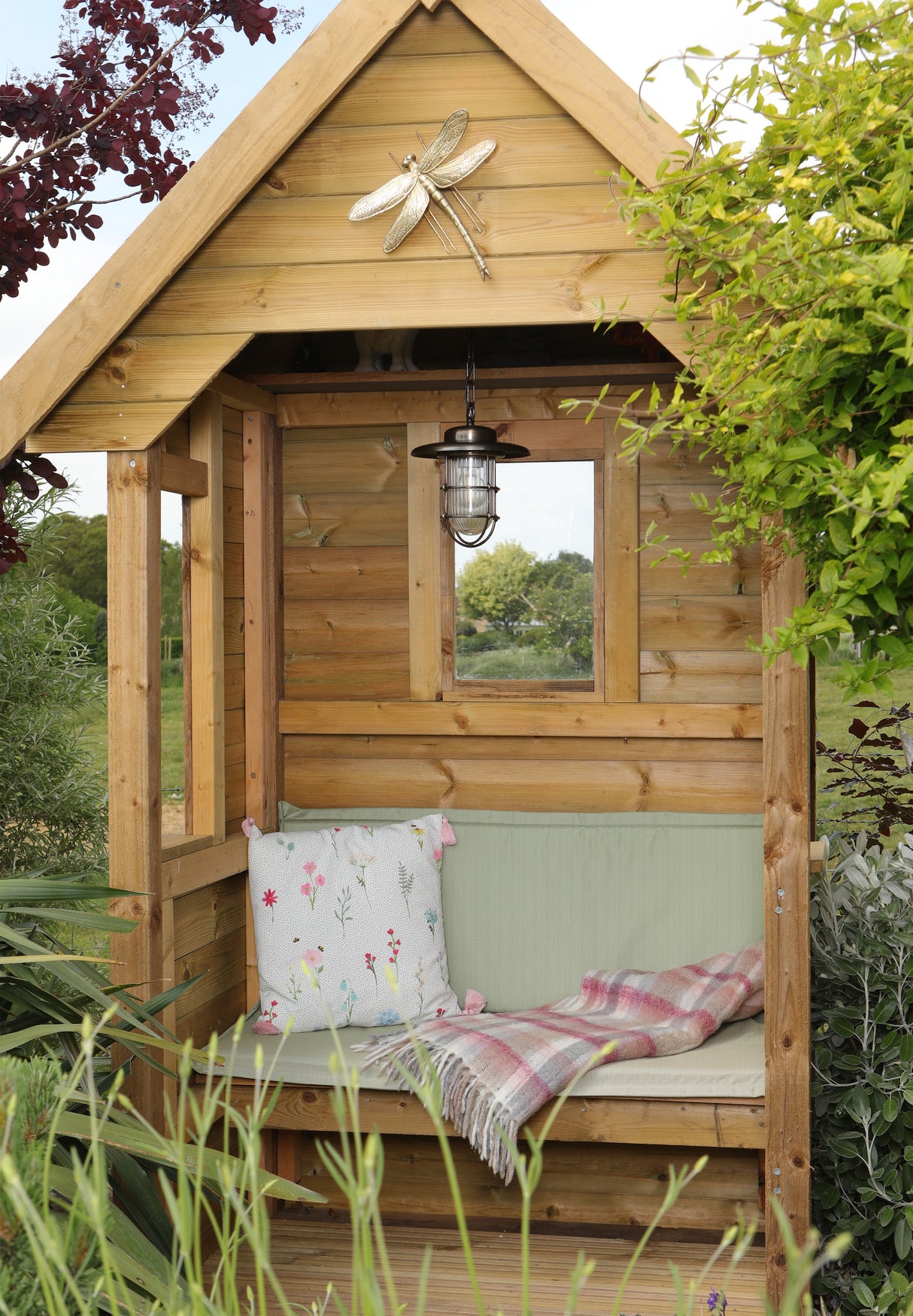 David Hunt Humber Outdoor Pendant Antique Brass IP44