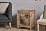 Nkuku Ibo Reclaimed Wooden  Slatted Cabinet