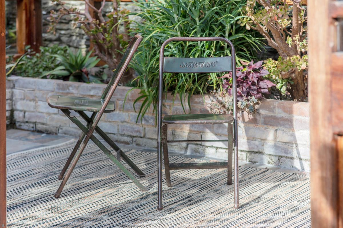 Nkuku Ishan Reclaimed Folding Chair Varies (Reclaimed)