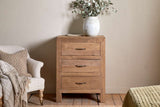Nkuku Iya Reclaimed Wood Chest of Drawers Natural Small