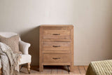Nkuku Iya Reclaimed Wood Chest of Drawers Natural Small