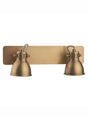 Dar Idaho Double Spotlight Antique Brass –  from Amos Lighting + Home