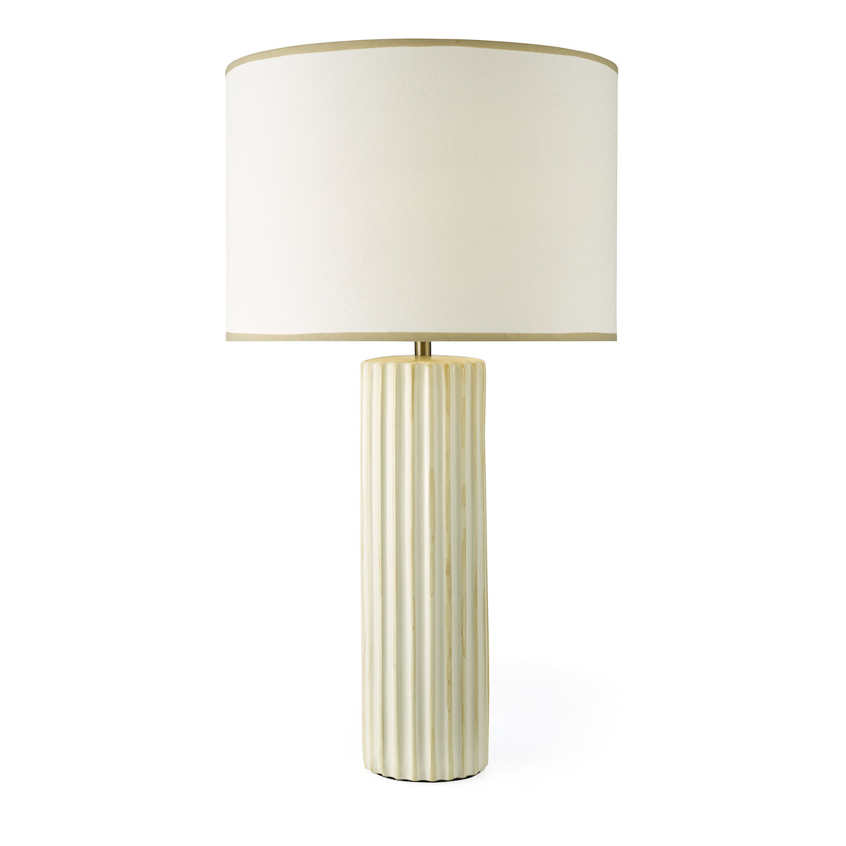 Dar Idella Table Lamp Taupe With Shade