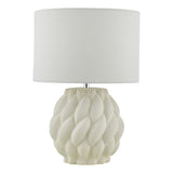 Dar Idonia Table Lamp White With Shade –  from Amos Lighting + Home