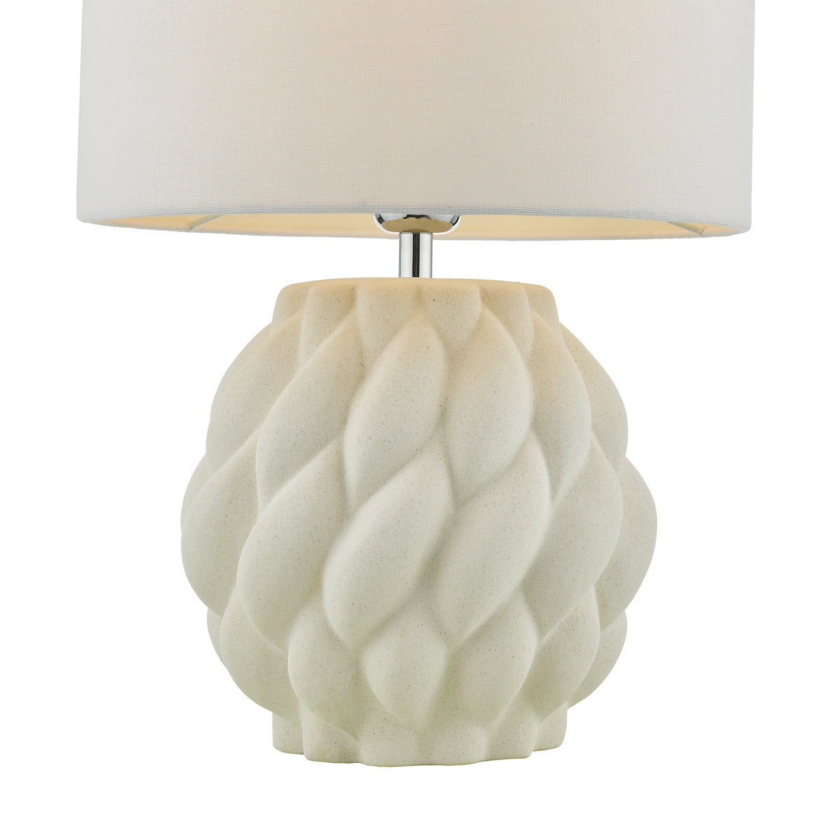 Dar Idonia Table Lamp White With Shade –  from Amos Lighting + Home