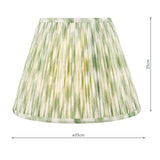 Dar Ikat Green Cotton Empire Shade 35cm