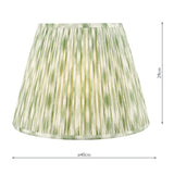 Dar Ikat Green Cotton Empire Shade 40cm