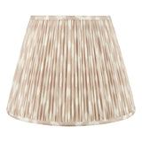 Dar Ikat Taupe Cotton Empire Shade 40cm