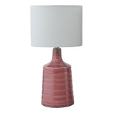 Dar Inci Table Lamp Pink With Shade