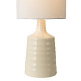 Dar Inci Table Lamp Cream With Shade Twin Pack
