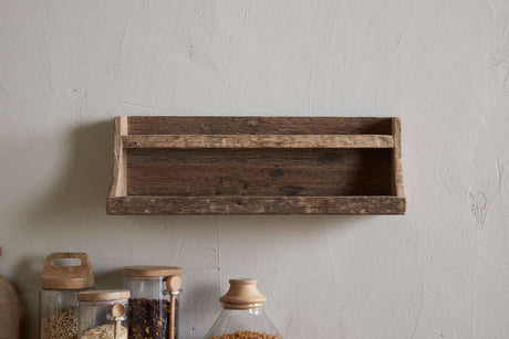 Nkuku Ibo Reclaimed Wood Storage Shelf Natural