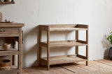 Nkuku Ibo Reclaimed Wood Pantry Standing Shelves Natural